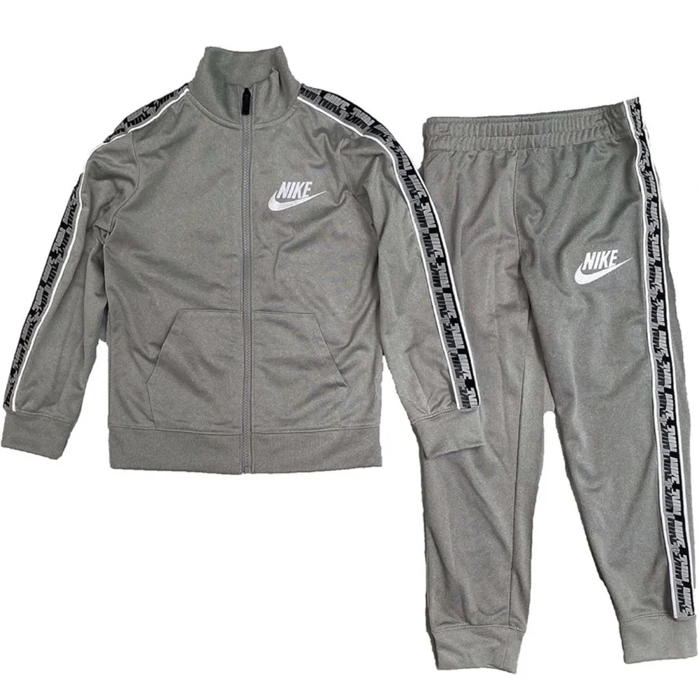 Nike Little Boys Logo Taping Jacket & Pants 2-Piece Tracksuit Set Size 6 NWT - Picture 1 of 1